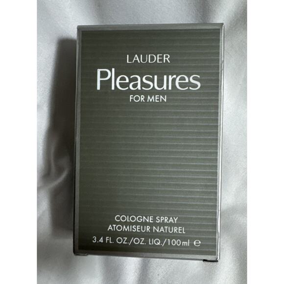 PLEASURES FOR MEN 3.4OZ COLOGNE SPRAY BY ESTEE LAUDER NIB NEW 100ml - Picture 1 of 7